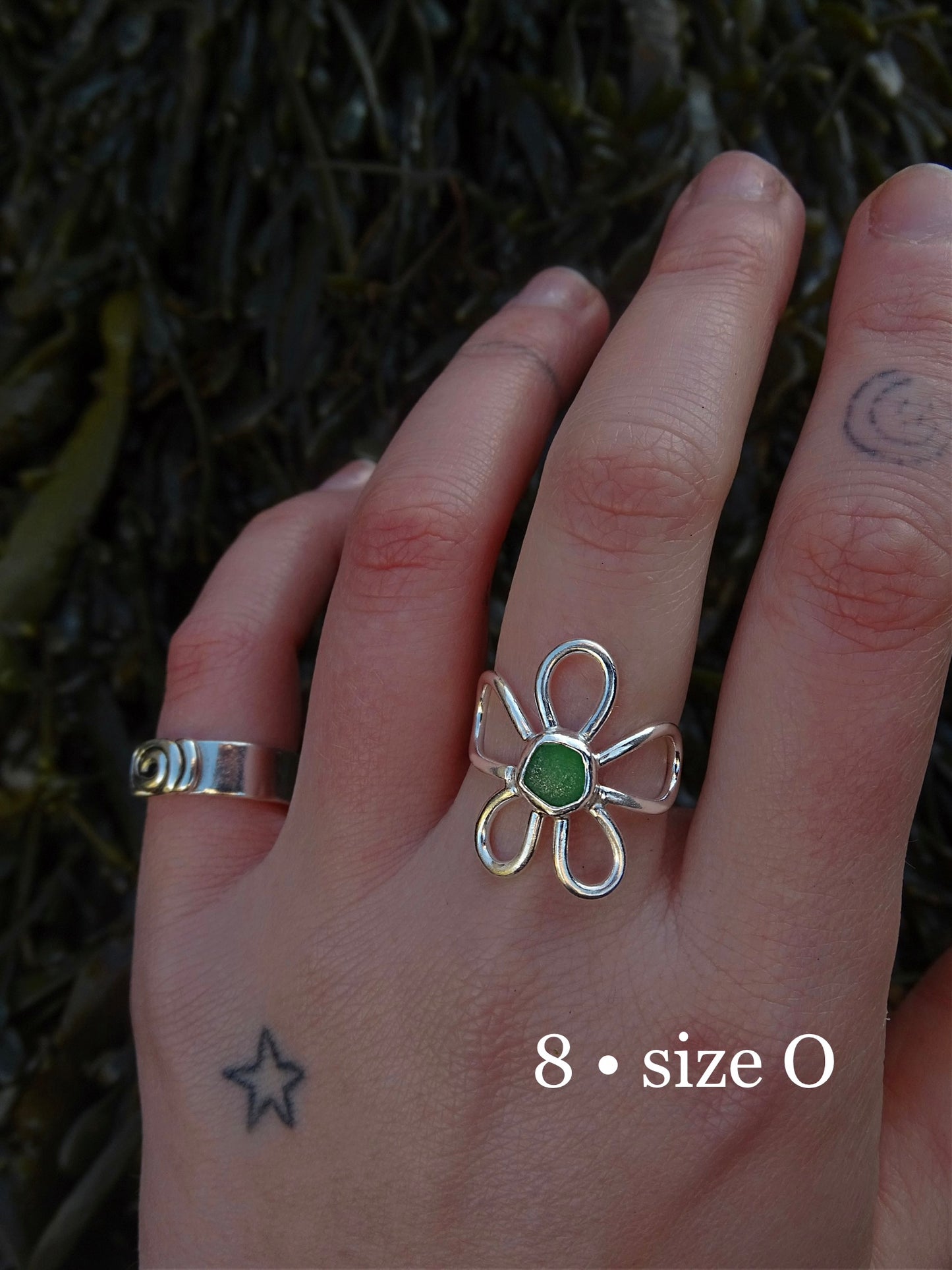 fleur rings • seaglass