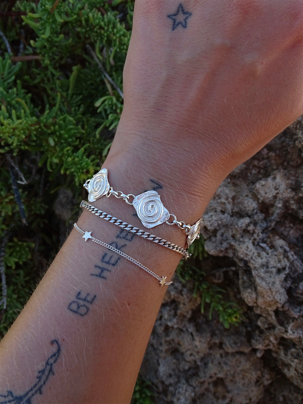 molten spiral bracelet
