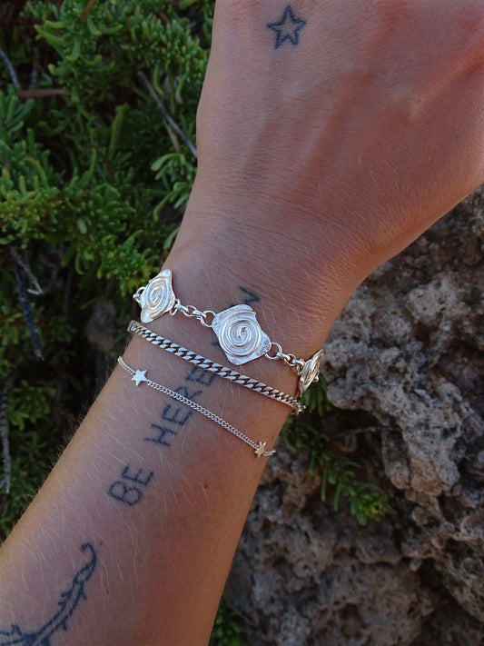 molten spiral bracelet