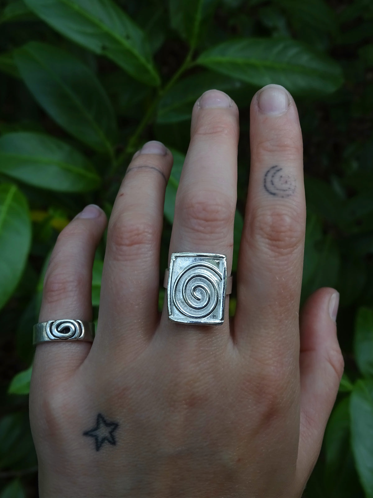molten spiral ring