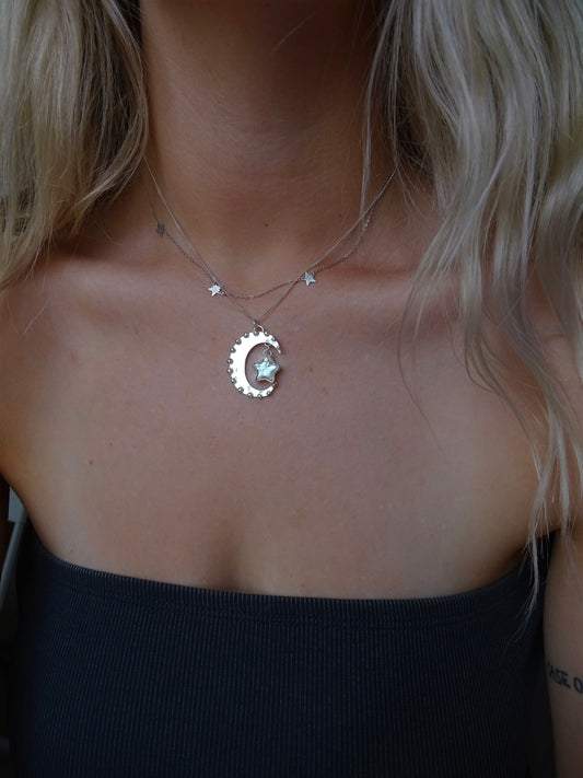 moon + star pendant