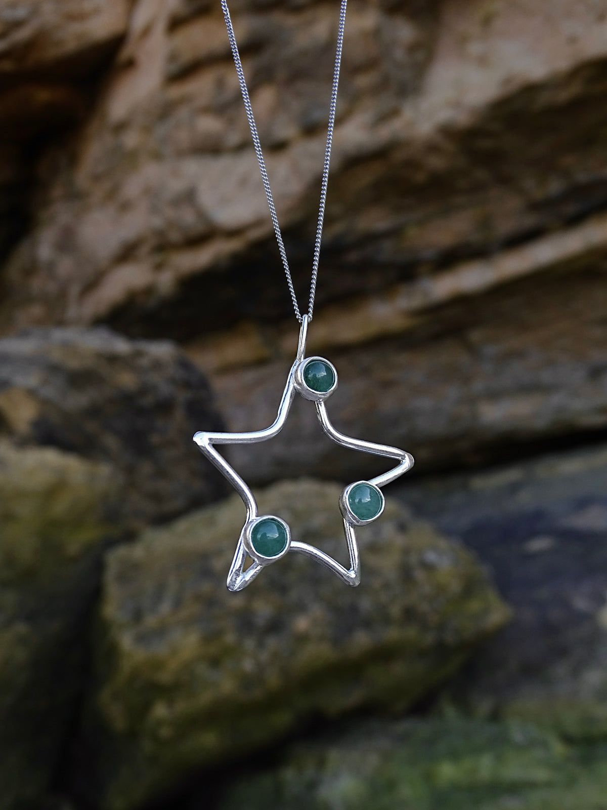 bubble star pendants