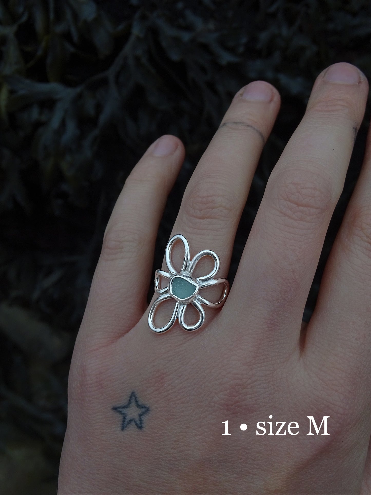 fleur rings • seaglass