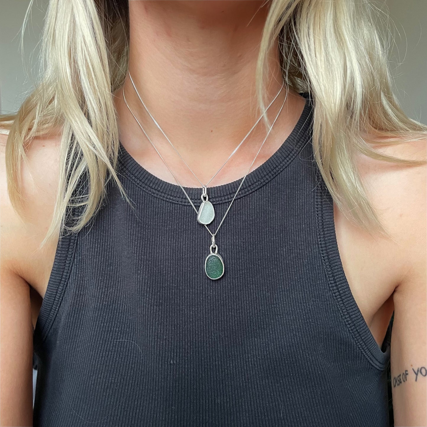 Seaglass Pendants