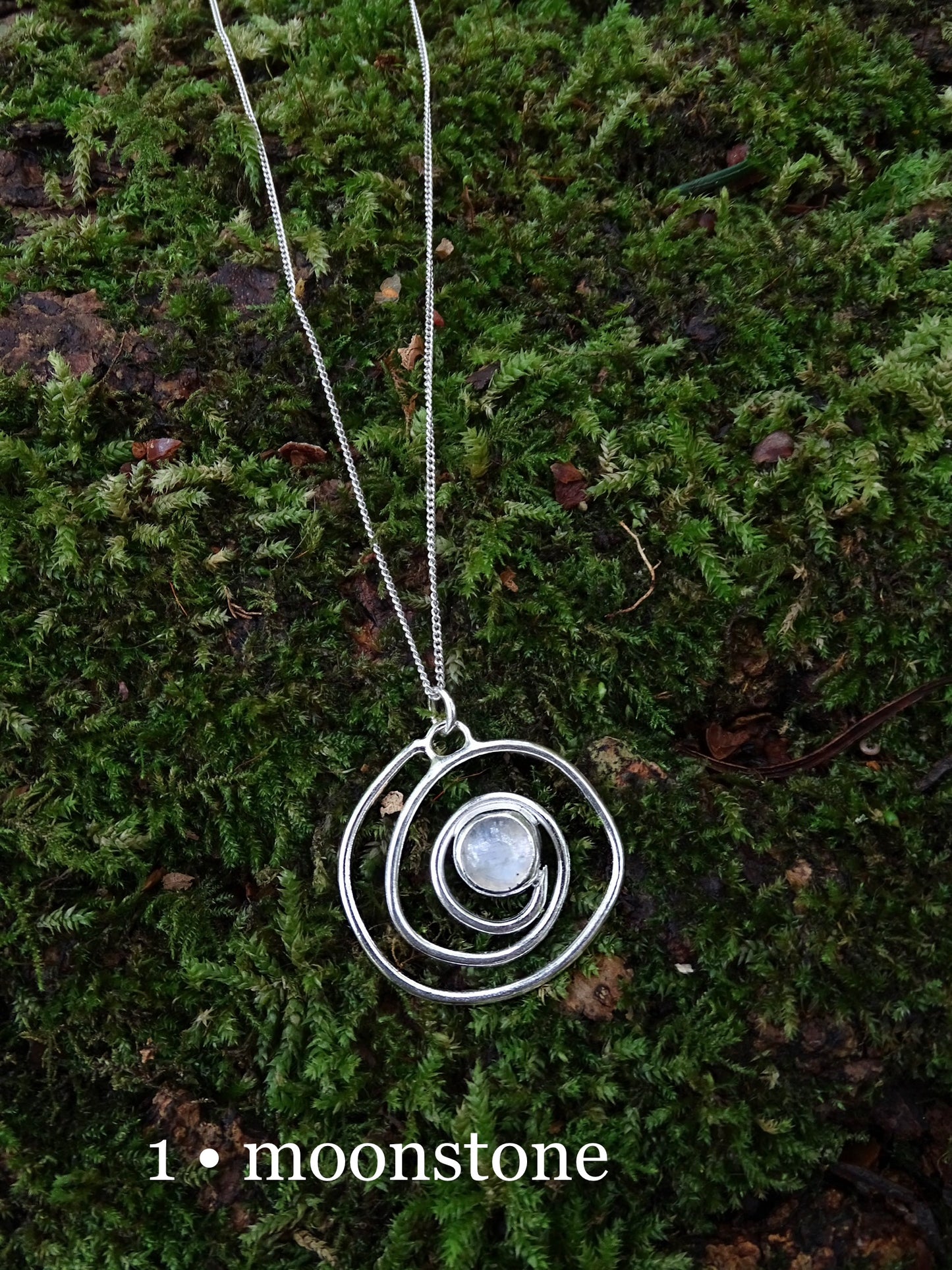 nebula pendant • gemstones