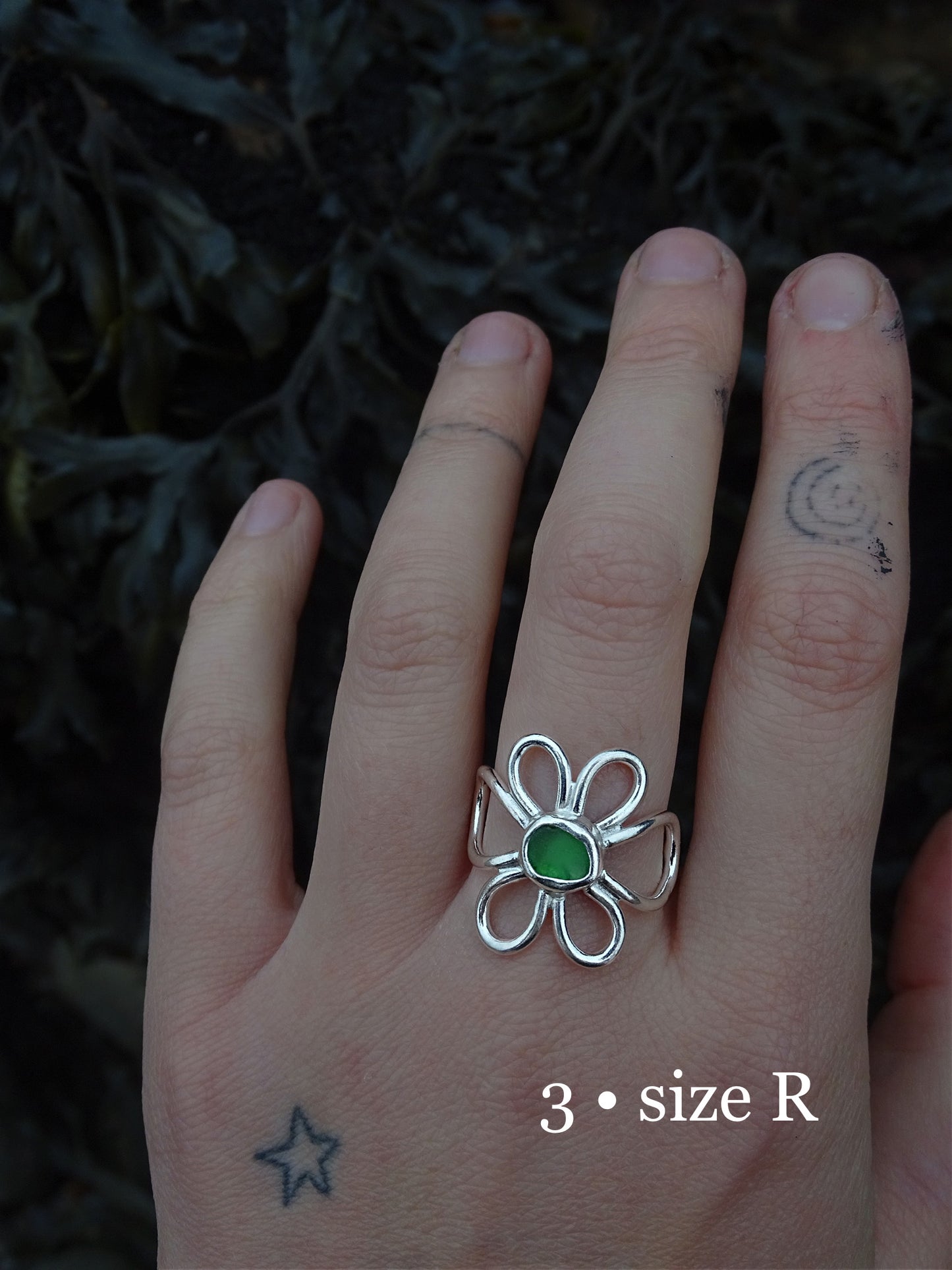 fleur rings • seaglass