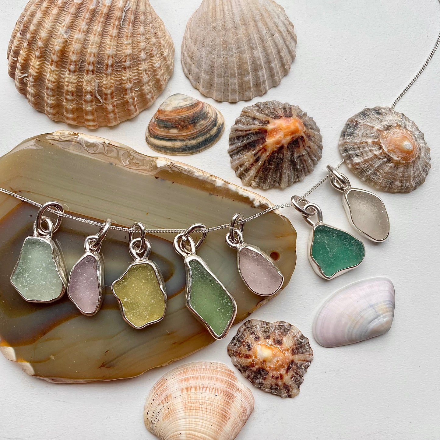 Seaglass Pendants