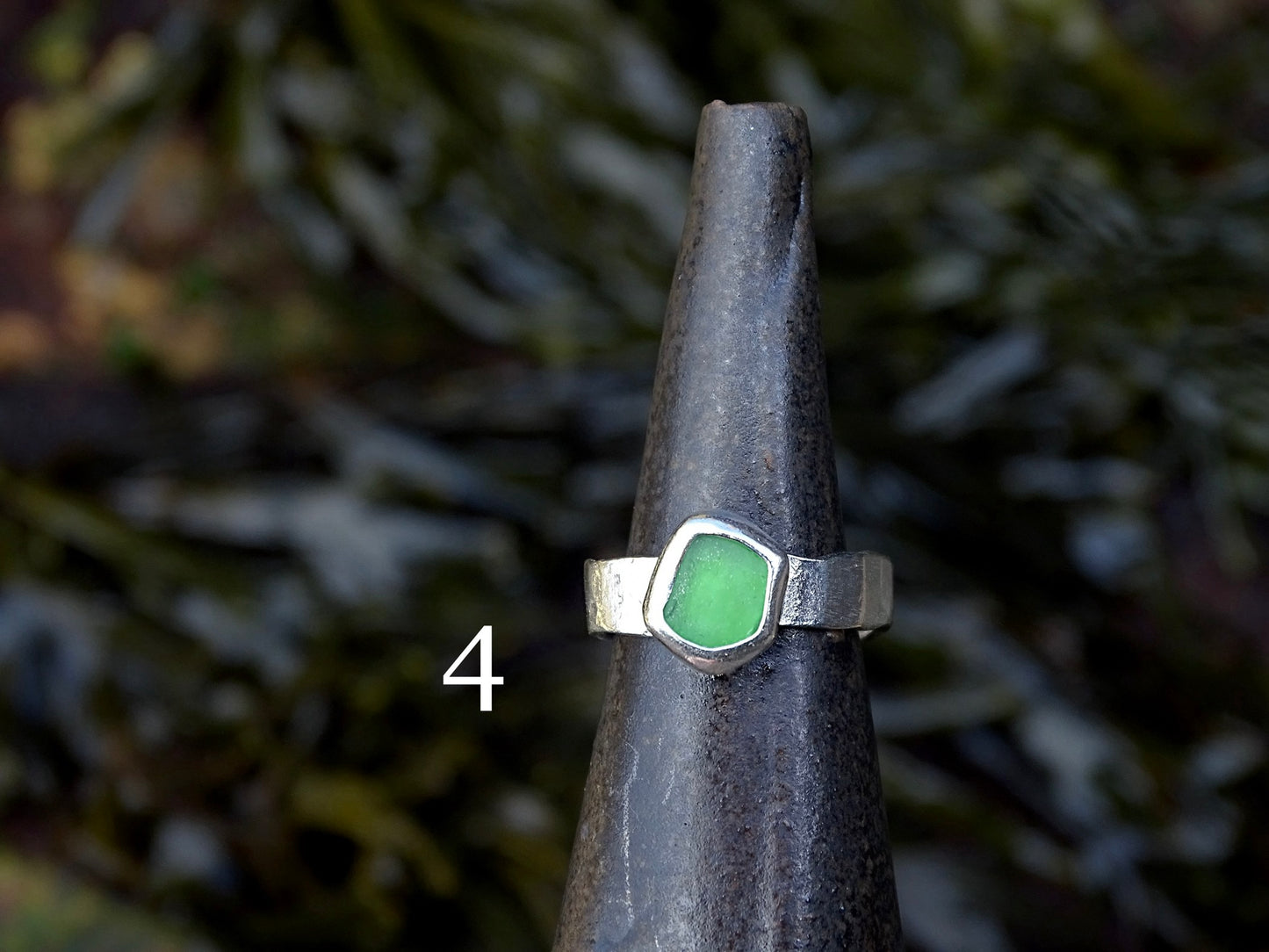 adjustable seaglass rings