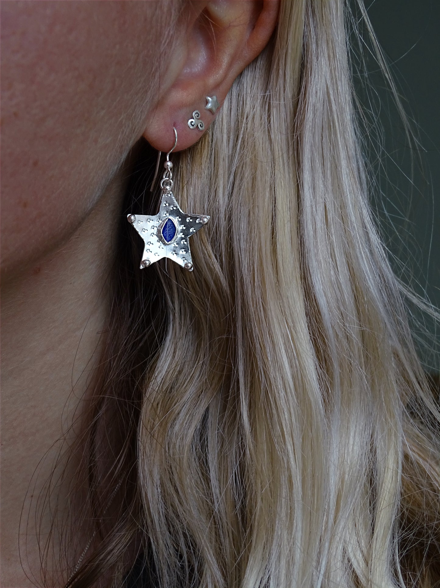dancing star earrings