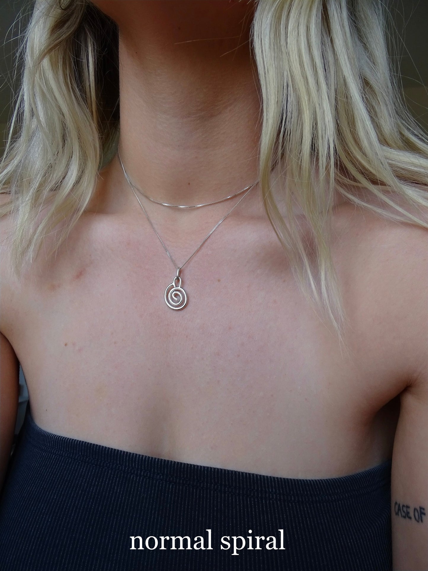 spiral pendant • mto