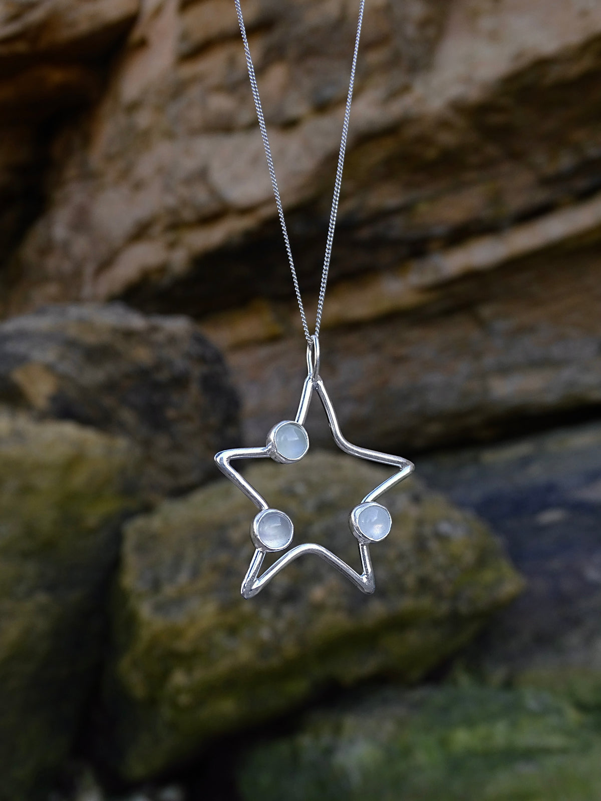 bubble star pendants