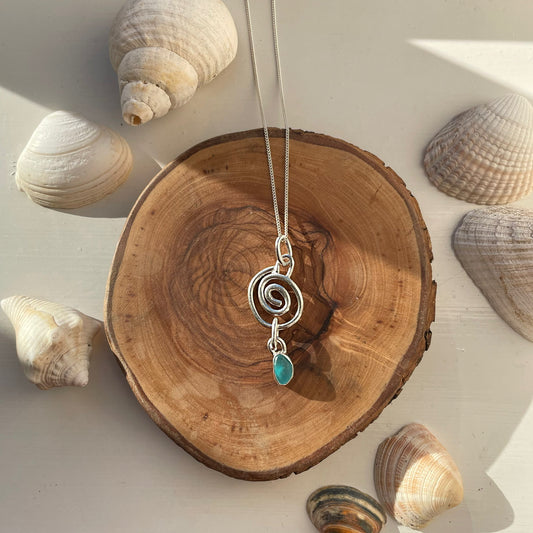 Drop Spiral Pendant