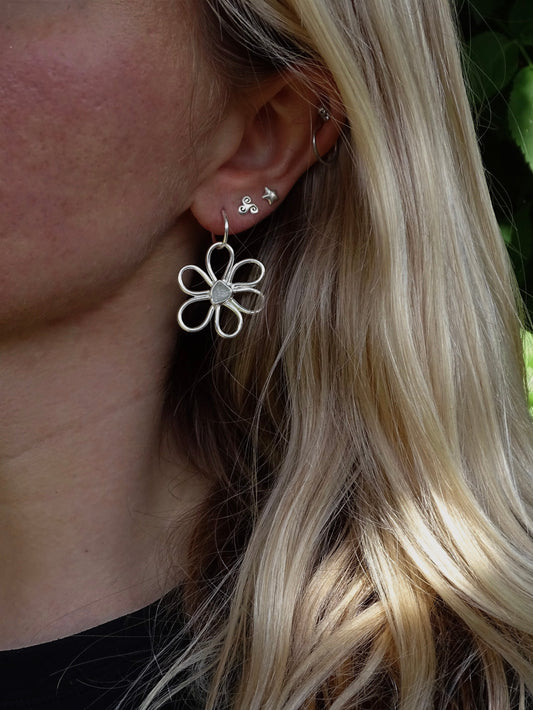 fleur hoops